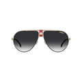 Lunettes de soleil Carrera 1033/S 807/IR Flag Noir et Doré - Vue 1 (Photo réelle)