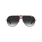 Lunettes de soleil Carrera 1033/S 807/IR Flag Noir et Doré - Vue 1 (Photo réelle)