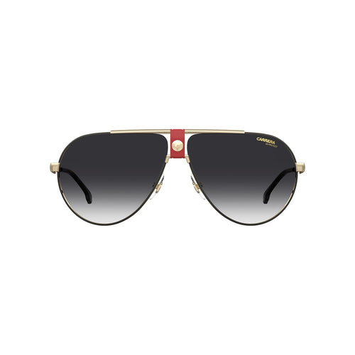 Lunettes de soleil Carrera 1033/S 807/IR Flag Noir et Doré - Vue 1 (Photo réelle)