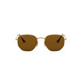 Lunettes de soleil Ray-Ban Hexagonal Flat Lenses RB3548N 001 - Vue 1 (Photo réelle)
