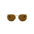 Lunettes de soleil Ray-Ban Hexagonal Flat Lenses RB3548N 001 - Vue 1 (Photo réelle)