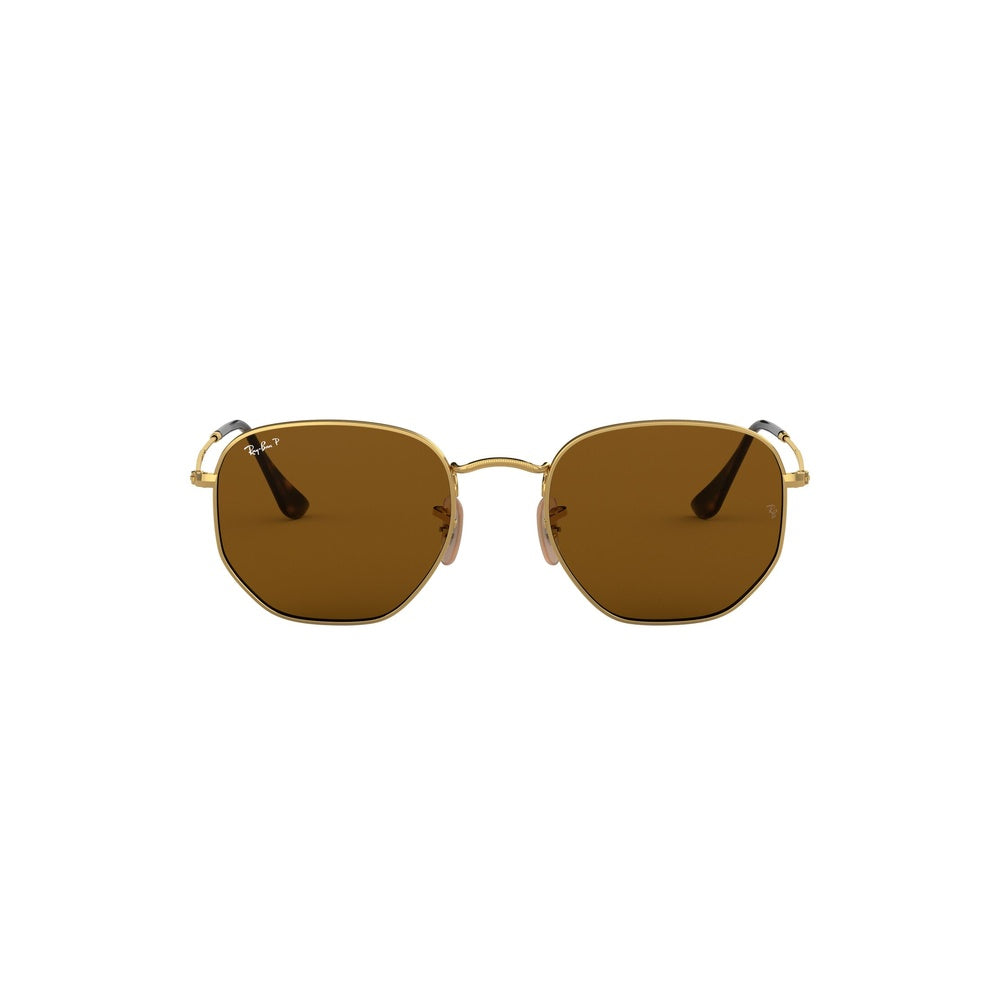 Lunettes de soleil Ray-Ban Hexagonal Flat Lenses RB3548N 001 - Vue 1 (Photo réelle)