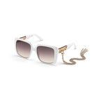 Lunettes de soleil Guess GU7689 28B Hexagonale Rose Gold - Vue 2 (Photo réelle)