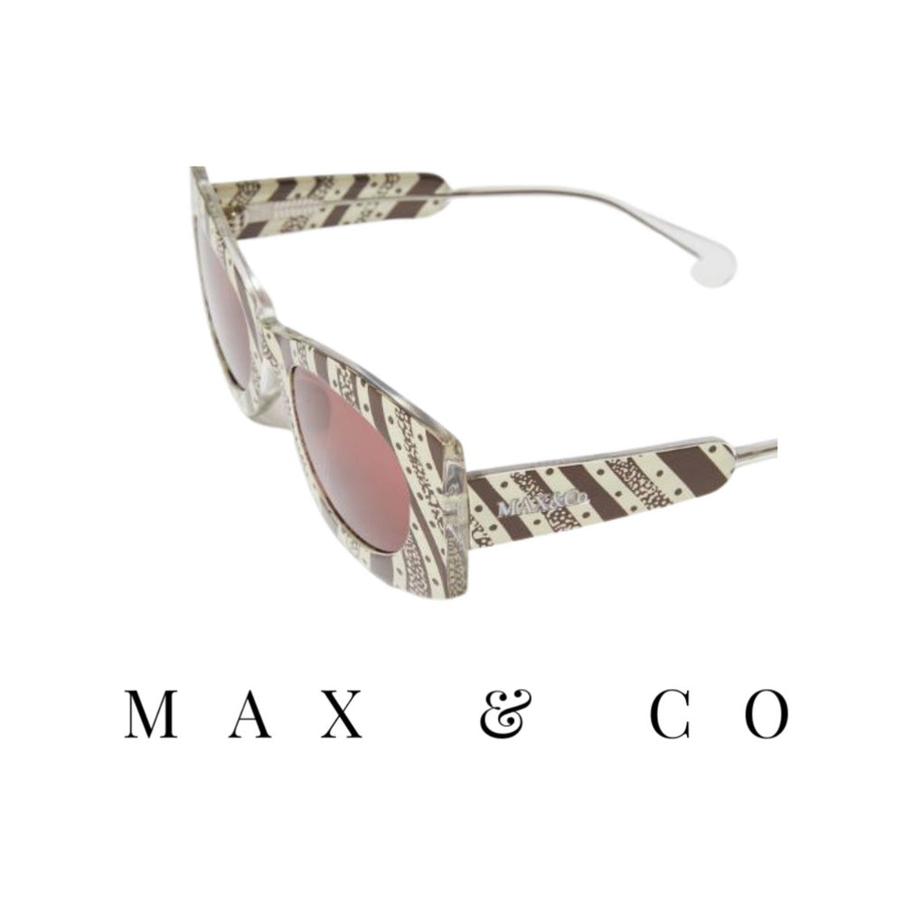 Lunettes de soleil Max&Co MO0054 01B Cat Eye Noir - Vue 2