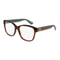Lunettes de vue Gucci GG0102OR 003 Écaille Papillon - Vue 1