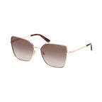 Lunettes de soleil Guess GU7689 28B Hexagonale Rose Gold - Vue 1 (Photo réelle)