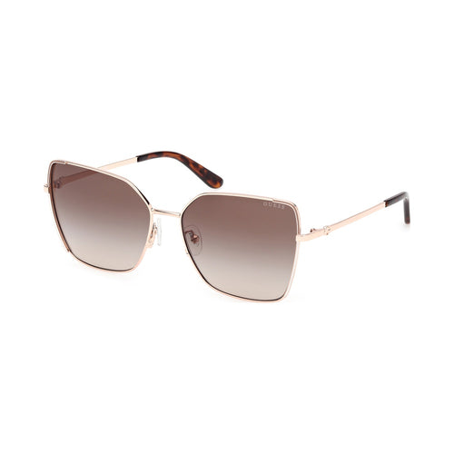 Lunettes de soleil Guess GU7689 28B Hexagonale Rose Gold - Vue 1 (Photo réelle)