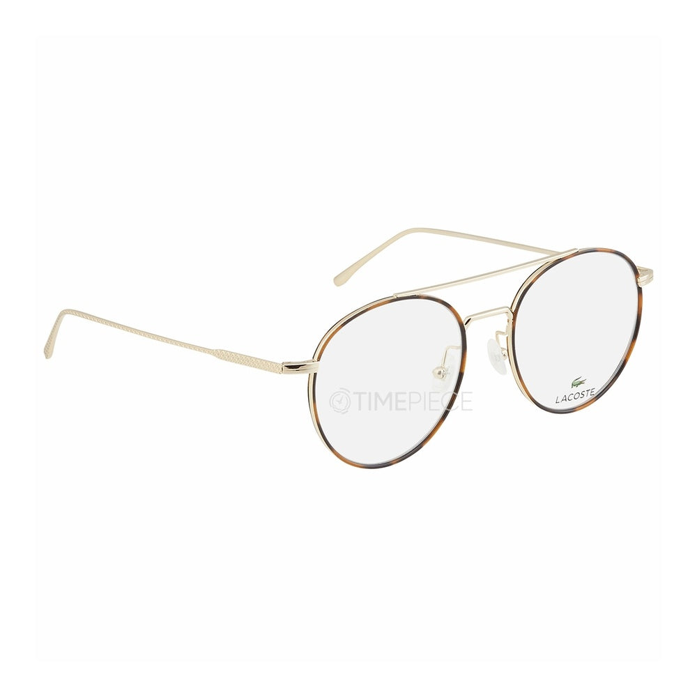 Lunettes de vue Lacoste L2256 714 Ronde Or et Vert - Vue 2