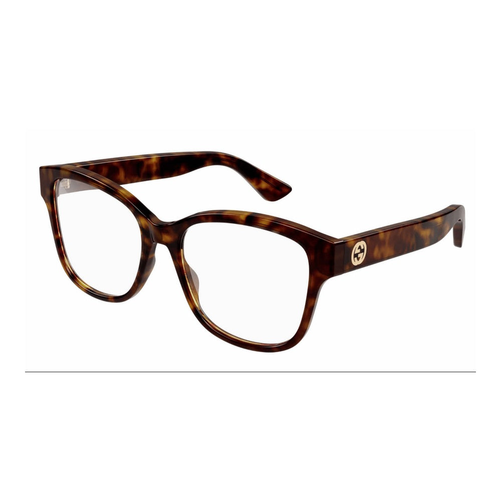 Lunettes de vue Gucci GG0102OR 003 Écaille Papillon - Vue 2