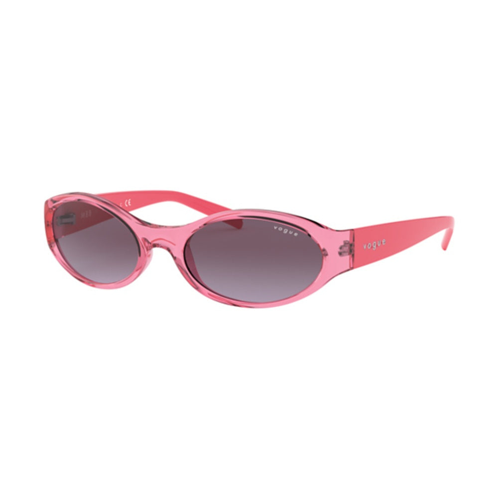 Lunettes de soleil Vogue VO5315S W44/11 Cat Eye Noir - Vue 2 (Photo réelle)