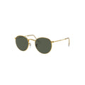Lunettes de soleil Ray-Ban Round Metal RB3447 001 Or - Vue 1