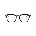 Lunettes de vue Tom Ford FT5532 001 Noir et Or - Vue 2 (Photo réelle)
