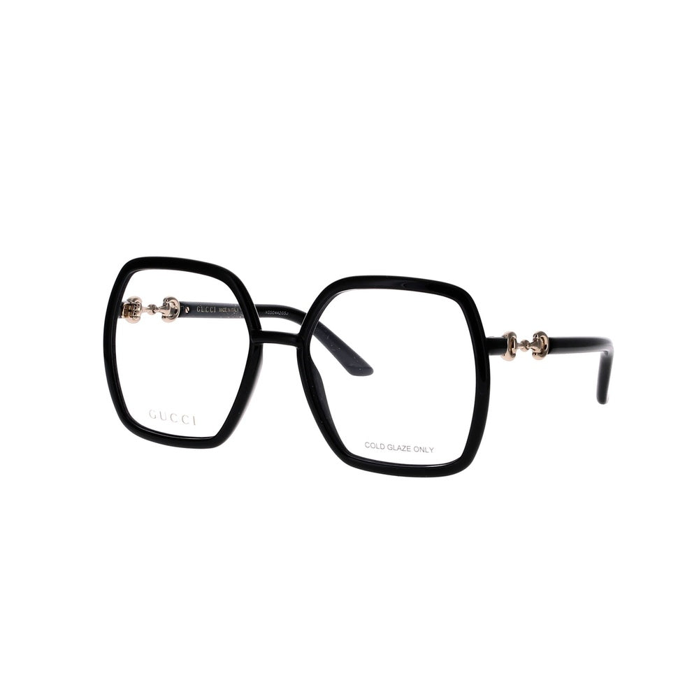 Lunettes de vue Gucci GG0890OA 001 Noir et Or GG - Vue 2